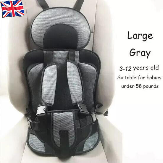 Children Safety Car Seat Mat Accessories Safe Belt Cushion From 3 To 12 Years UK