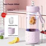 Tea Water Separation Magnetic Glass Water Cup